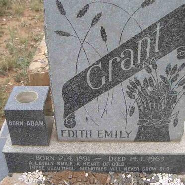 GRANT Edith Emily nee ADAM 1891-1963