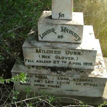 GUNN Mildred nee GLOVER -1918