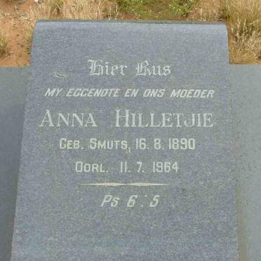 GRIESEL Anna Hilletjie nee SMUTS 1890-1964