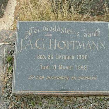 HOFFMANN J.A.G. 1898-1949