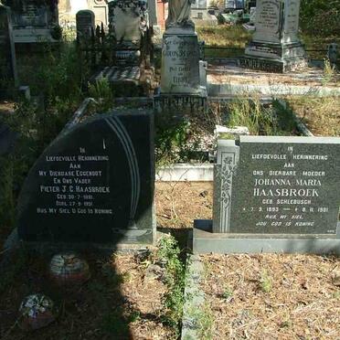 HAASBROEK Pieter J.C. 1881-1951 &amp; Johanna Maria SCHLEBUSCH 1893-1981