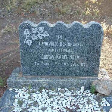 HOLM Gustav Karel 1918-1925