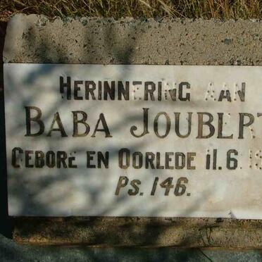 JOUBERT baba 1936-1936
