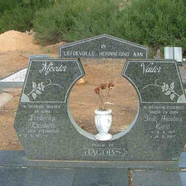JACOBS Izak Jacobus Carel 1917-1987 &amp; Frederika Elizabeth STEYNBERG 1917-