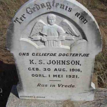 JOHNSON K.S. 1916-1921