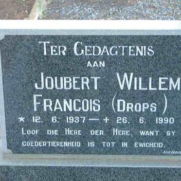 JOUBERT Willem Francois 1937-1990
