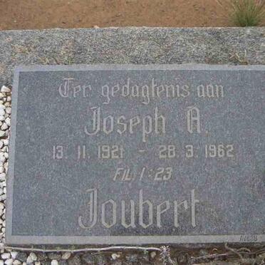 JOUBERT Joseph A. 1921-1962