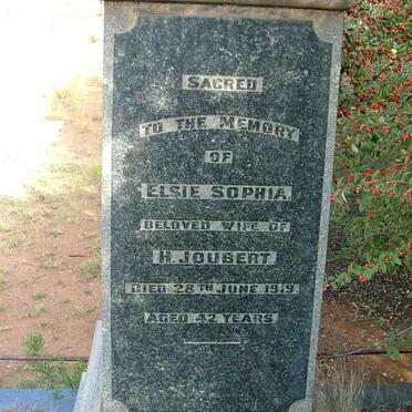 JOUBERT Elsie Sophia -1919