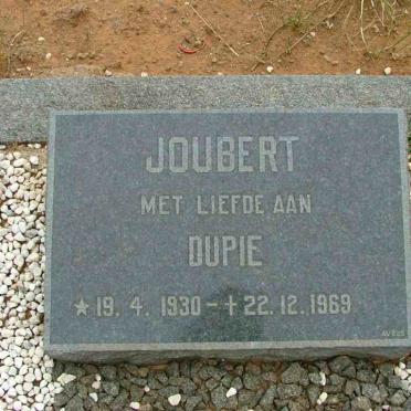 JOUBERT Dupie 1930-1969