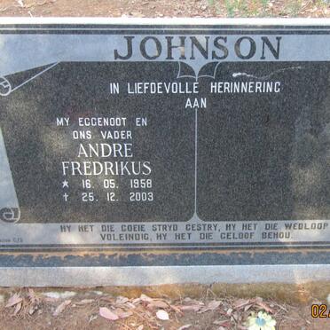 JOHNSON Andre Fredrikus 1958-2003
