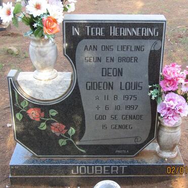 JOUBERT Gideon Louis 1975-1997