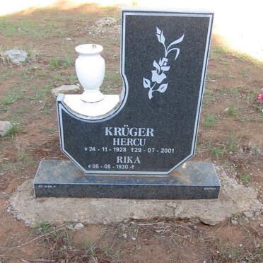 KRUGER Hercu 1928-2001 &amp; Rika 1930-