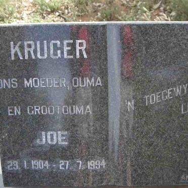 KRUGER Kalla 1906-1970 &amp; Joe 1904-1994
