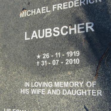 LAUBSCHER Michael Frederick 1919-2010