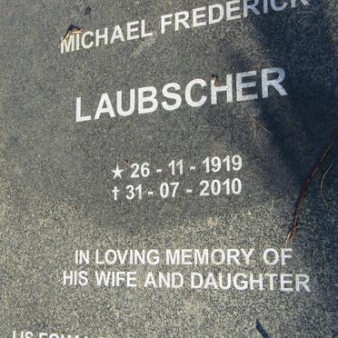 LAUBSCHER Michael Frederick 1919-2010
