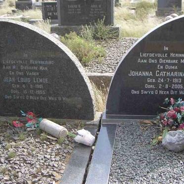 LEMUE Jean Louis 1901-1955 &amp; Johanna Catharina 1913-2005