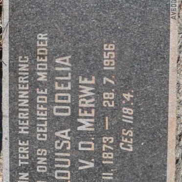 MERWE Louisa Odelia, v.d. 1873-1956