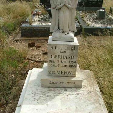 MERWE Gerhard, v.d. 1954-1955