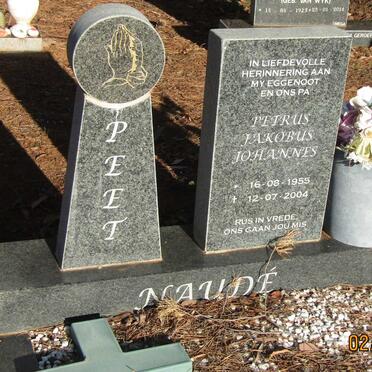 NAUDE Petrus Jakobus Johannes 1955-2004