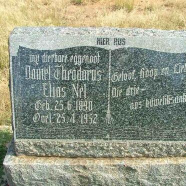 NEL Daniel Theodorus Elias 1890-1952
