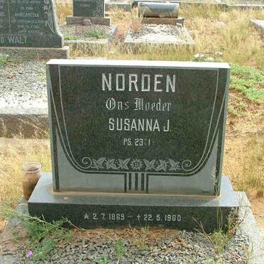 NORDEN Susanna J. 1869-1960