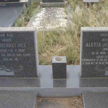 NEL H.J. 1908-1962 &amp; Aletta Johanna BRITS 1906-1975