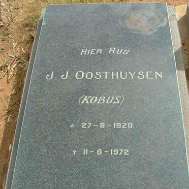 OOSTHUYSEN J.J. 1920-1972