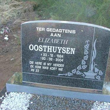 OOSTHUYSEN Elizabeth 1924-2004