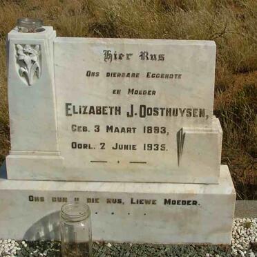 OOSTHUYSEN Elizabeth J. 1893-1935