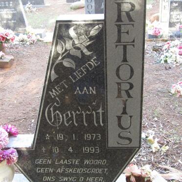 PRETORIUS Gerrit 1973-1993