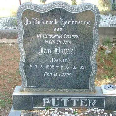 PUTTER Jan Daniel 1905-1991
