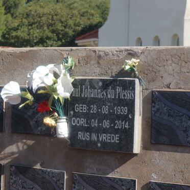PLESSIS Paul Johannes, du 1939-2014