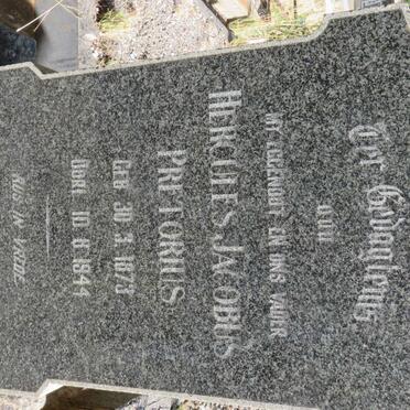 PRETORIUS Hercules Jacobus 1873-1944