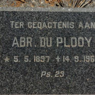PLOOY Abr., du 1897-1968