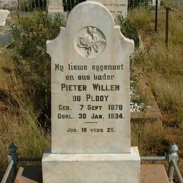 PLOOY Pieter Willem, du 1870-1934