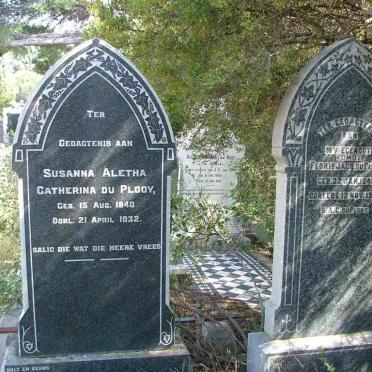 PLOOY Floris J., du 1840-1924 &amp; Susanna Aletha Catherina 1840-1932
