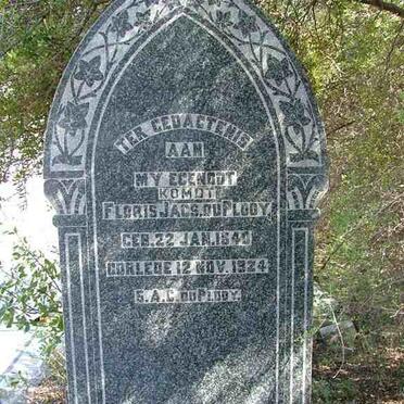 PLOOY Floris Jacs., du 1840-1924 &amp; Susanna Aletha Catherina 1840-1932