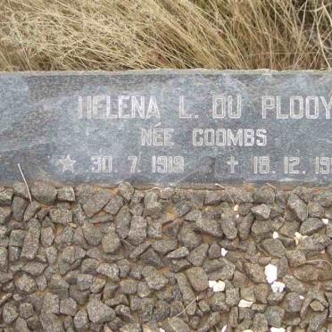 PLOOY Helena L., du nee COOMBS 1919-1958