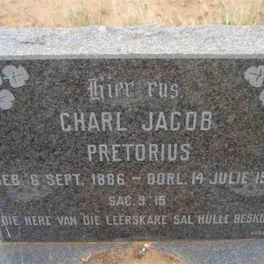 PRETORIUS Charl Jacob 1886-1973