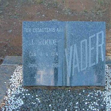 ROODE J. 1914-1966