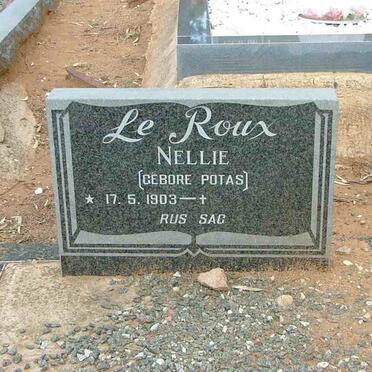 ROUX Nellie, le nee POTAS 1903-