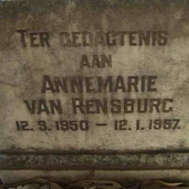 RENSBURG Annemarie, van 1950-1957