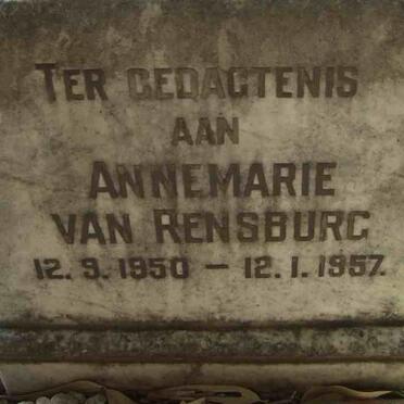 RENSBURG Annemarie, van 1950-1957