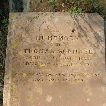 SCANNEL Thomas 1823-1882