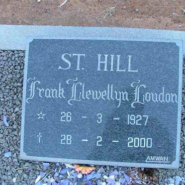ST. HILL Frank Llewellyn Loudon 1927-2000