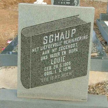 SCHAUP Louie 1905-1974