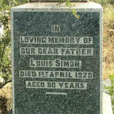 SIMON Louis -1929
