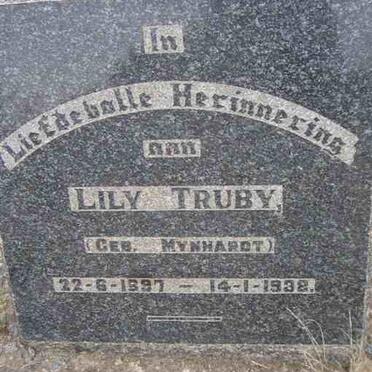 TRUBY Lily nee MYNHARDT 1897-1938