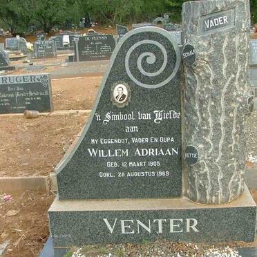 VENTER Willem Adriaan 1905-1969