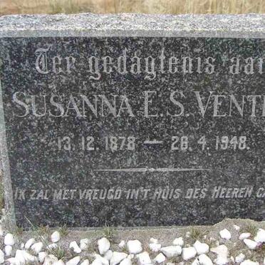 VENTER Susanna E.S. 1878-1948